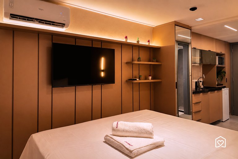 Belo Flat c/ vista praia Cabo Branco - LikeHome
