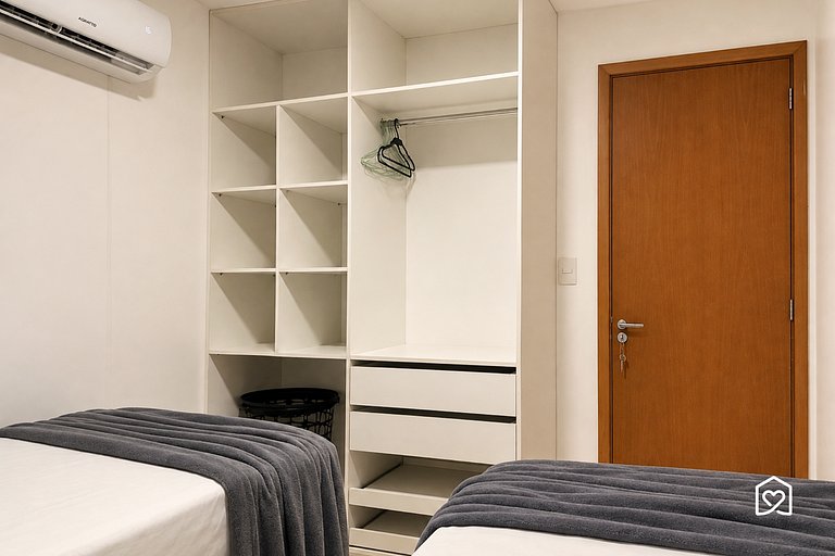 Apt. tamanho família em Tambaú orla - LikeHome
