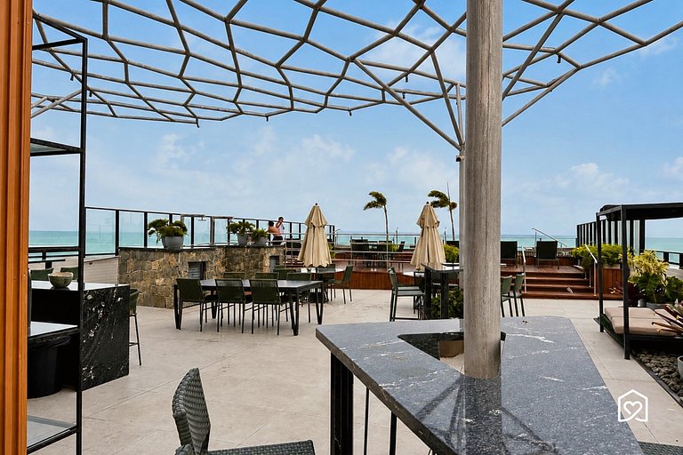 Flat beira-mar Bessa e piscina c/ vista - LikeHome