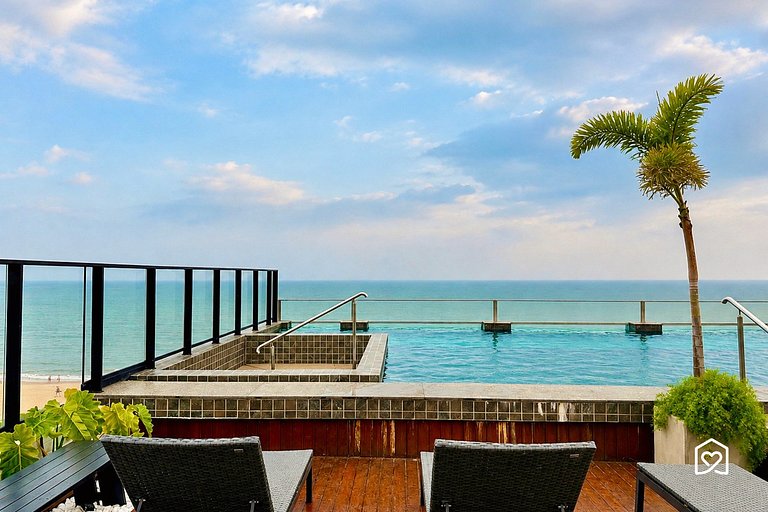 Flat beira-mar Bessa e piscina c/ vista - LikeHome