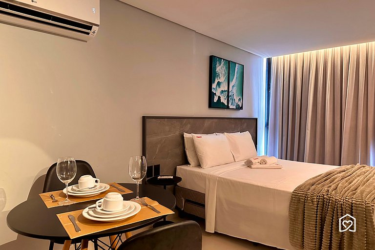 Flat beira-mar Bessa e piscina c/ vista - LikeHome