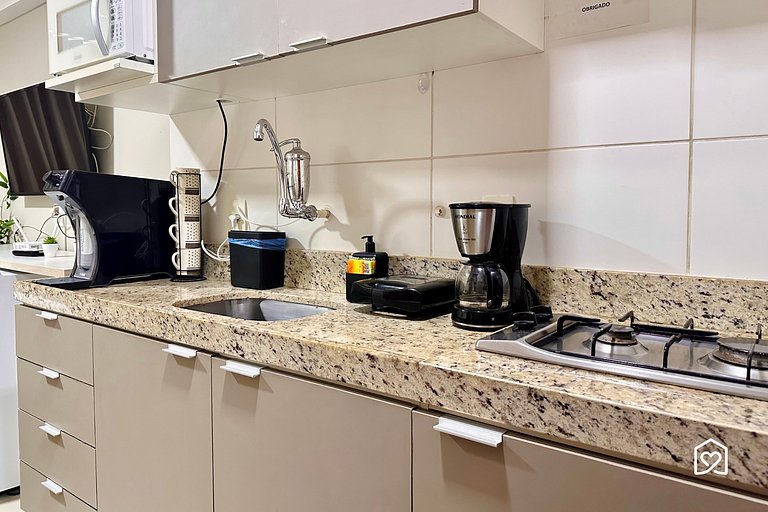 Flat poucos passos da praia de Intermares LikeHome