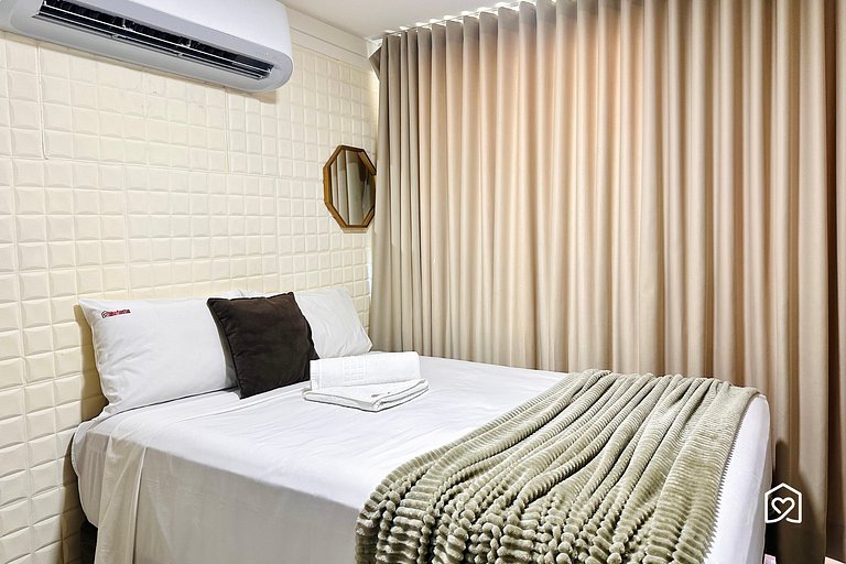 Flat poucos passos da praia de Intermares LikeHome
