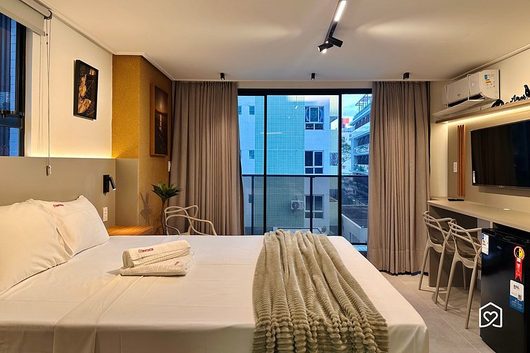 Flat Planejado na praia de Cabo Branco - LikeHome