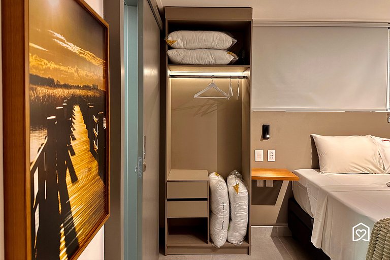 Flat Planejado na praia de Cabo Branco - LikeHome