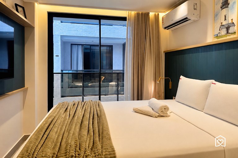 Flat para casal na praia de Cabo Branco - LikeHome