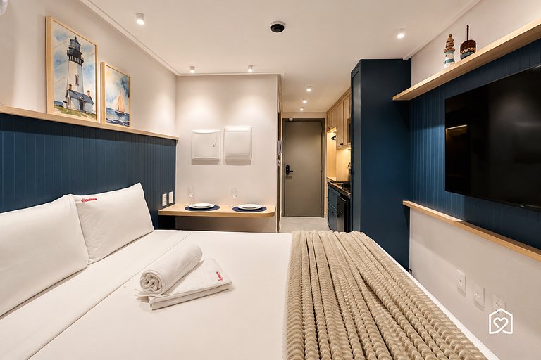 Flat para casal na praia de Cabo Branco - LikeHome