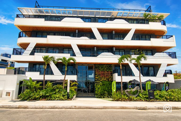 Belo flat beira-mar Bessa c/ varanda - LikeHome