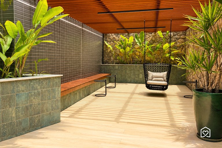 Belo flat beira-mar Bessa c/ varanda - LikeHome