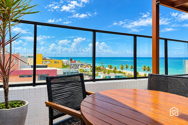 Flat for 2 people at Bessa Beach in João Pessoa