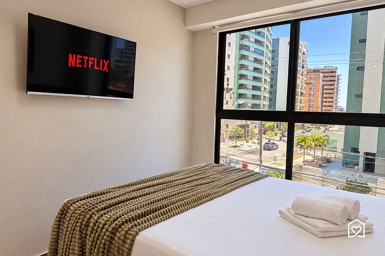 Flat em Tambaú c/ vista cidade e piscina no roftop