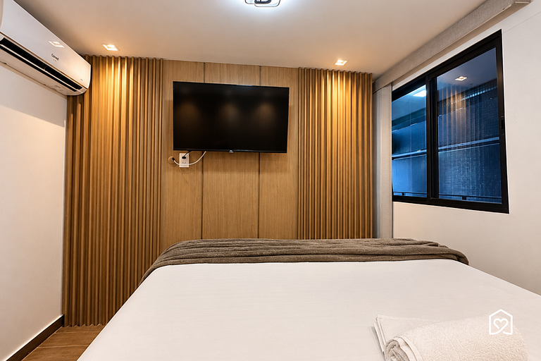 Flat em Tambaú c/ cama King e piscina na cobertura