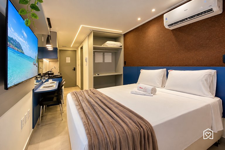 Flat em Cabo Branco à 50m da praia
