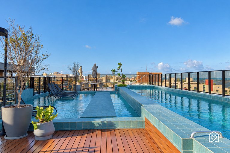 Mondo | Flats próximo a praia do Bessa c/ piscina vista mar