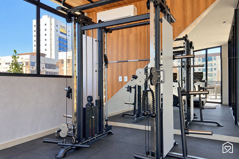Planned flat with rooftop pool
