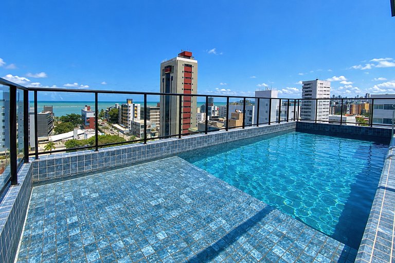 Maui | Flats próximo a praia do Bessa e c/ Piscina