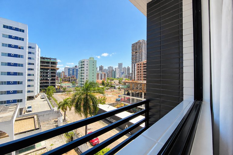 Apartment near Bessa Beach with rooftop pool