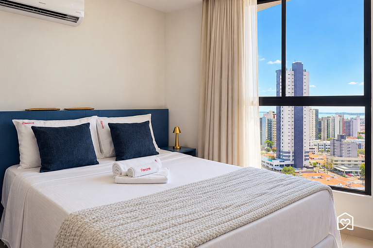 Flat em Manaíra c/ vista Oceano e Cidade