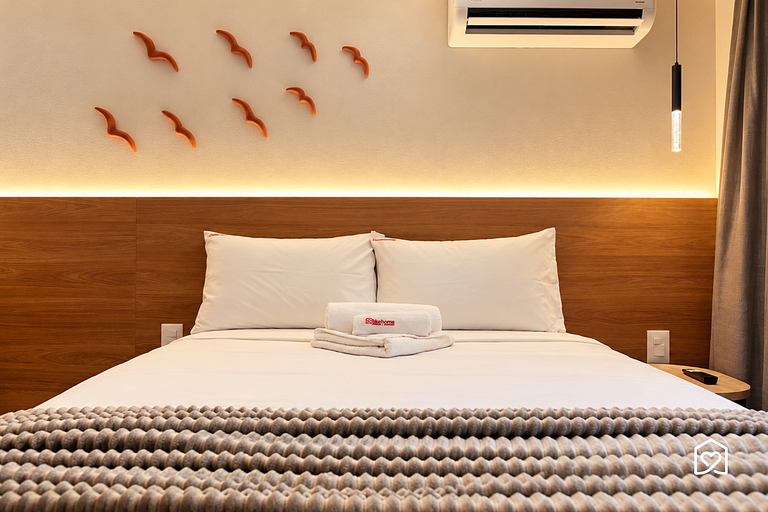Flat projetado em Cabo Branco à 50m da praia